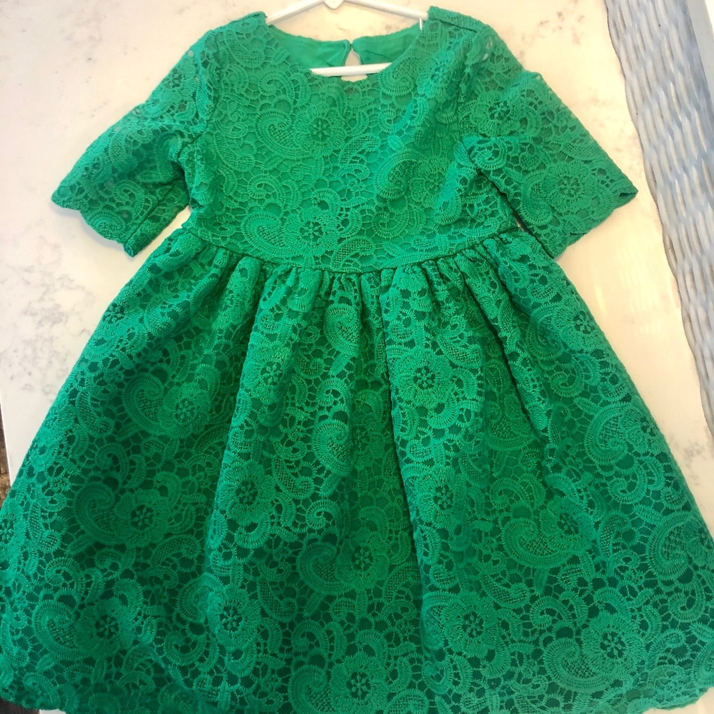 Janie & Jack Special Occasion/Holiday Lace Dress -